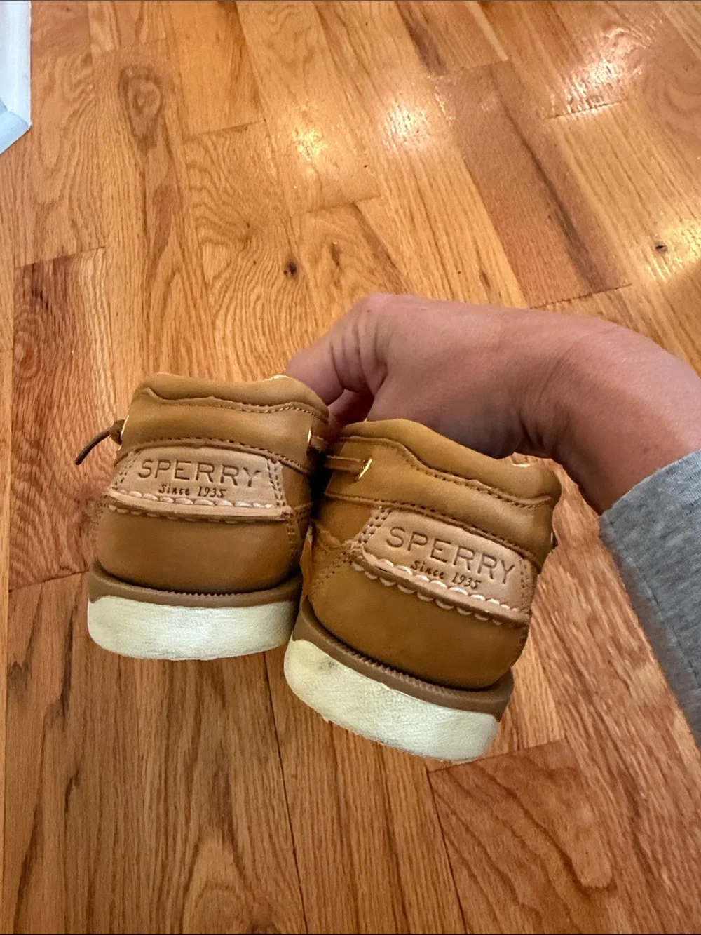 Sperry Gold Cup Tan Leather 2-Eye Boat Shoes
